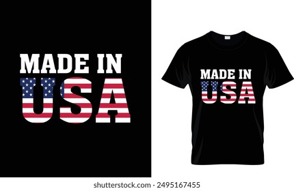 Made In U S A ... usa t shirt design