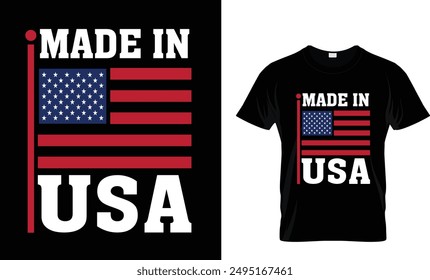 Made In U S A ... usa t shirt design