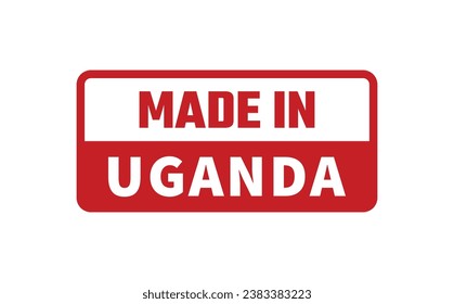 Made In Uganda Rubber Stamp