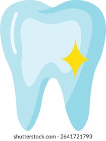 Made in UK Hygiene is key to a sparkling smile with this tooth vector icon flat style. Perfect for dental care products, oral health campaigns, hygiene promotions.