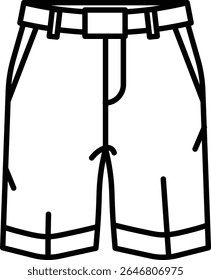 Feito no Reino Unido Laundry dia shorts cinto pronto funções como stock photo job digital design blog post e vetor ícone estilo contorno.