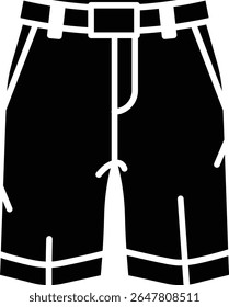 Feito no Reino Unido Laundry dia shorts cinto pronto funções como stock photo job digital design blog post e vetor ícone sólido estilo.