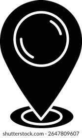 Feito no Reino Unido Lavandaria localização pin design em vetor ícone estilo sólido. Adequado para mapas, blogs de viagens e gráficos baseados em localização que precisam de elementos vibrantes.