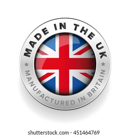 Made in the UK. Manufactured in Britain svg