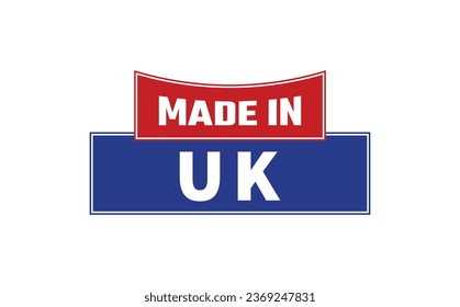 Made In UK Seal Vector