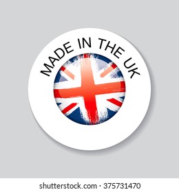 made in the uk. template icon design