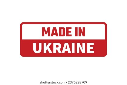 Made In Ukraine Rubber Stamp