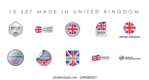 MADE IN UNITED KINGDOM EMBLEM BADGE