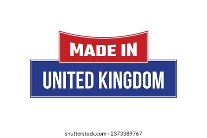 Fabricado En El Reino Unido Vector De Sello