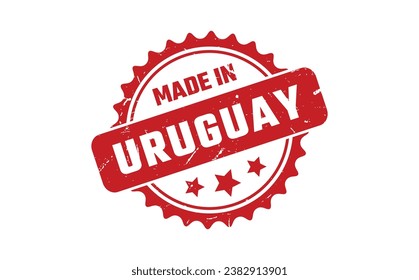 Made In Uruguay Rubber Stamp