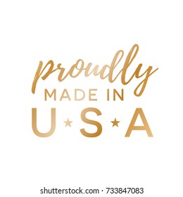 Made in USA, Made in America, American Made, Made In USA, US Logo, USA Manufacture Logo, America Logo, United States, USA Label,  Clothing Tag, Vector Illustration