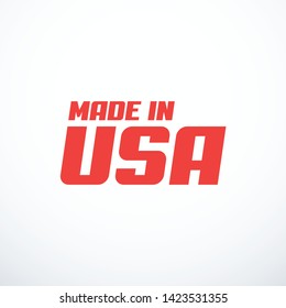 Made in USA badge. Vector illustration