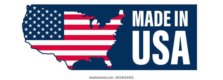 made in usa banner. made in usa