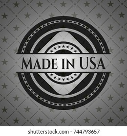 Made in USA black emblem. Vintage.