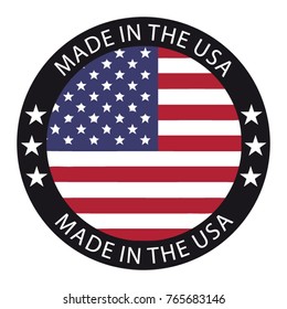 Made In The USA Button