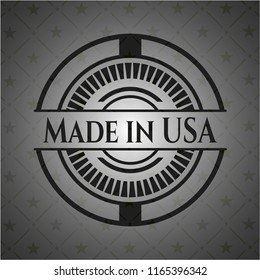 Made in USA dark badge