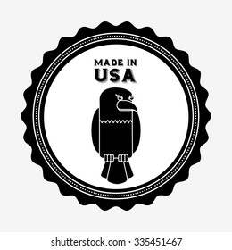 made in usa design, vector illustration eps10 graphic 