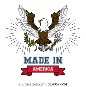 Made in USA emblem