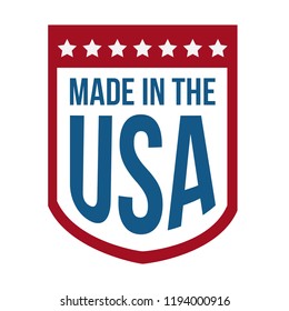 Made in USA Emblem Creative Designs Logo Modern Brand Vector