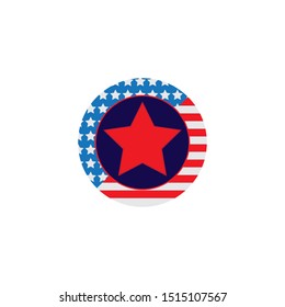 Made in USA Emblem Creative Designs Logo Modern Brand Vector Product

