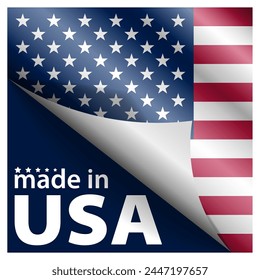 Made in Usa gráfico y etiqueta. Elemento de impacto para el uso que quieres hacer de él.