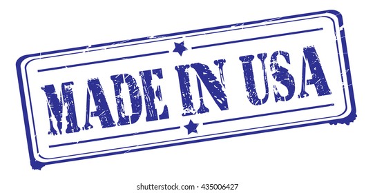 made in USA grunge stamp, vector illustration
