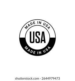 made in USA icon design vector template