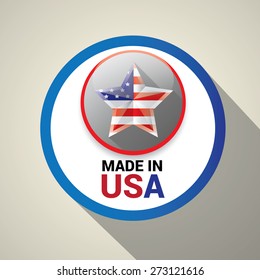 Made in USA Icon - Vector