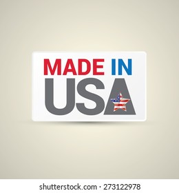 Made in USA Icon - Vector