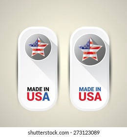 Made in USA Icon - Vector