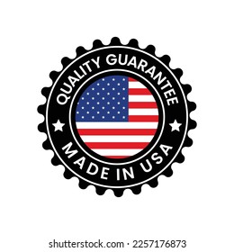 Made in USA icon vector, Quality Guarantee icon vector