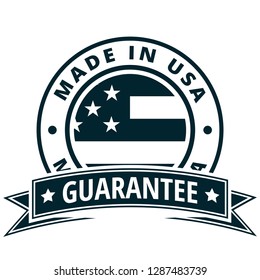 Made in USA label illustration