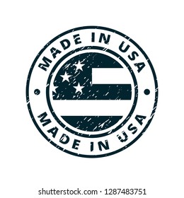 Made in USA label illustration