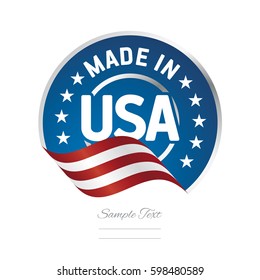 Made In USA Label Logo Stamp Certified