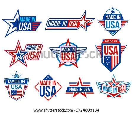 Made in USA labels, quality warranty certificate