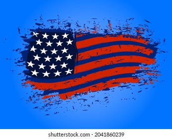 Made in the USA logo or label. Vector illustration eps10