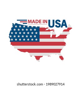 made in usa map icon