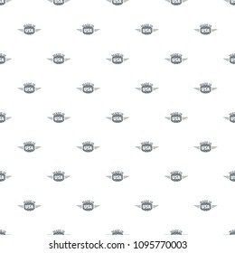 Made in USA pattern vector seamless repeat for any web design
