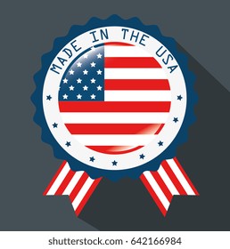 Made in the USA ribbon