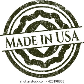 Made in USA rubber grunge seal