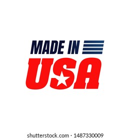 Made in USA sign logo icon vector illustrations