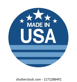 made in USA sign vector