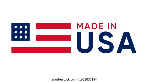 Made In Usa Sign Vector Design 