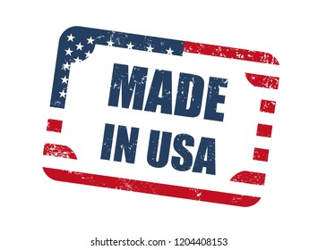 Made in USA Stamp