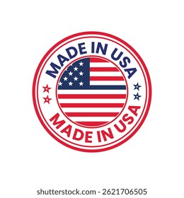 made in the USA stamp logo design , made in the USA labels set, made in the USA logo, USA flag