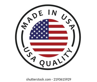 Made in USA stamp. vector