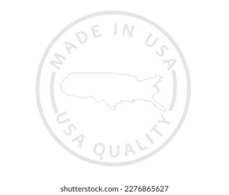 Made in USA stamp. vector