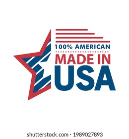 made in usa star icon