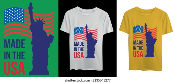 made in usa tshirt design