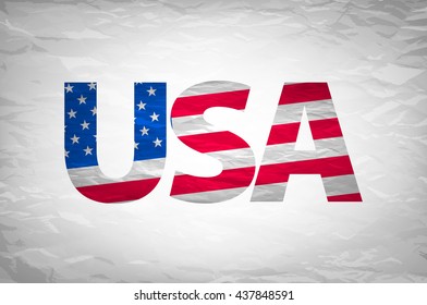 Made in the USA typography design, t-shirt graphics. art